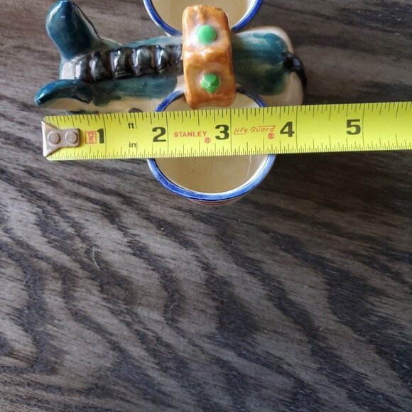 Vintage Jaham Ceramic Donkey Planter With Twin Pots & Saddle - Picture 7 of 7